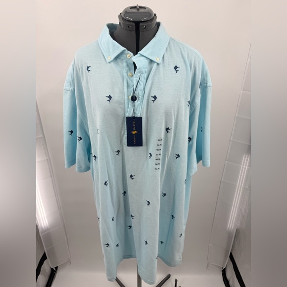 Ralph Lauren Polo Light Blue Shirt Size 3XLT
